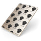 Curly Coated Retriever Icon with Name Apple iPad Case on Gold iPad Side View