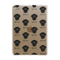 Curly Coated Retriever Icon with Name Apple iPad Gold Case