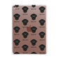Curly Coated Retriever Icon with Name Apple iPad Rose Gold Case