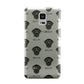 Curly Coated Retriever Icon with Name Samsung Galaxy Note 4 Case