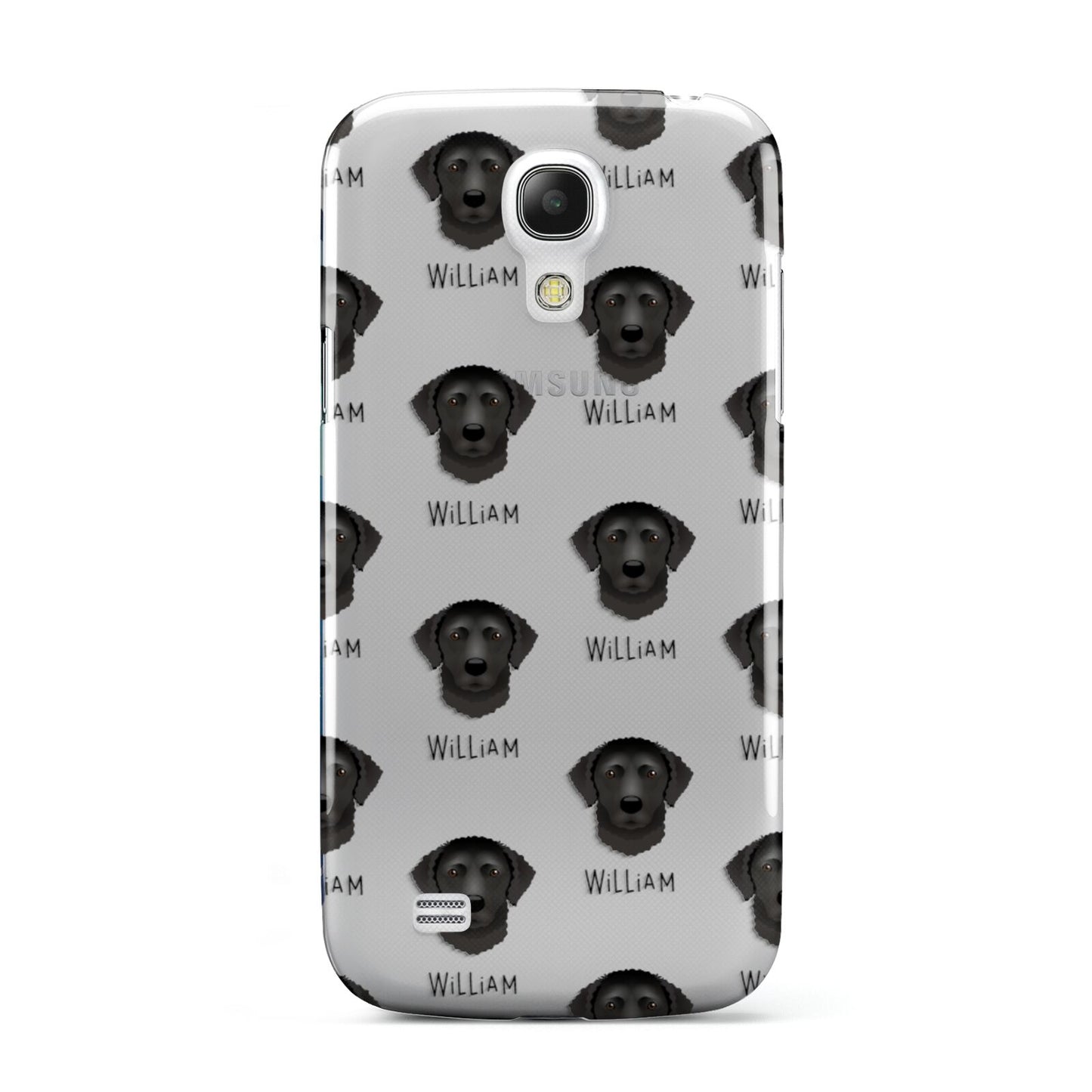 Curly Coated Retriever Icon with Name Samsung Galaxy S4 Mini Case