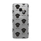 Curly Coated Retriever Icon with Name Samsung Galaxy S9 Case