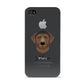 Curly Coated Retriever Personalised Apple iPhone 4s Case