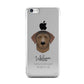 Curly Coated Retriever Personalised Apple iPhone 5c Case