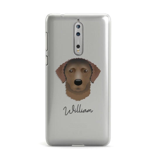 Curly Coated Retriever Personalised Nokia Case