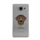 Curly Coated Retriever Personalised Samsung Galaxy A3 Case