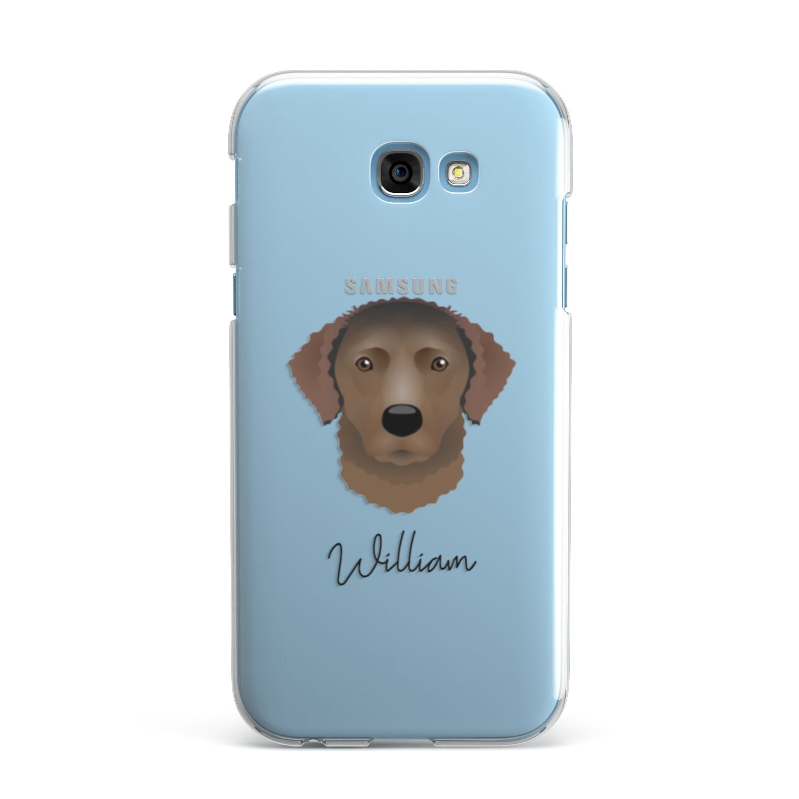 Curly Coated Retriever Personalised Samsung Galaxy A7 2017 Case