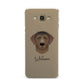 Curly Coated Retriever Personalised Samsung Galaxy A8 Case