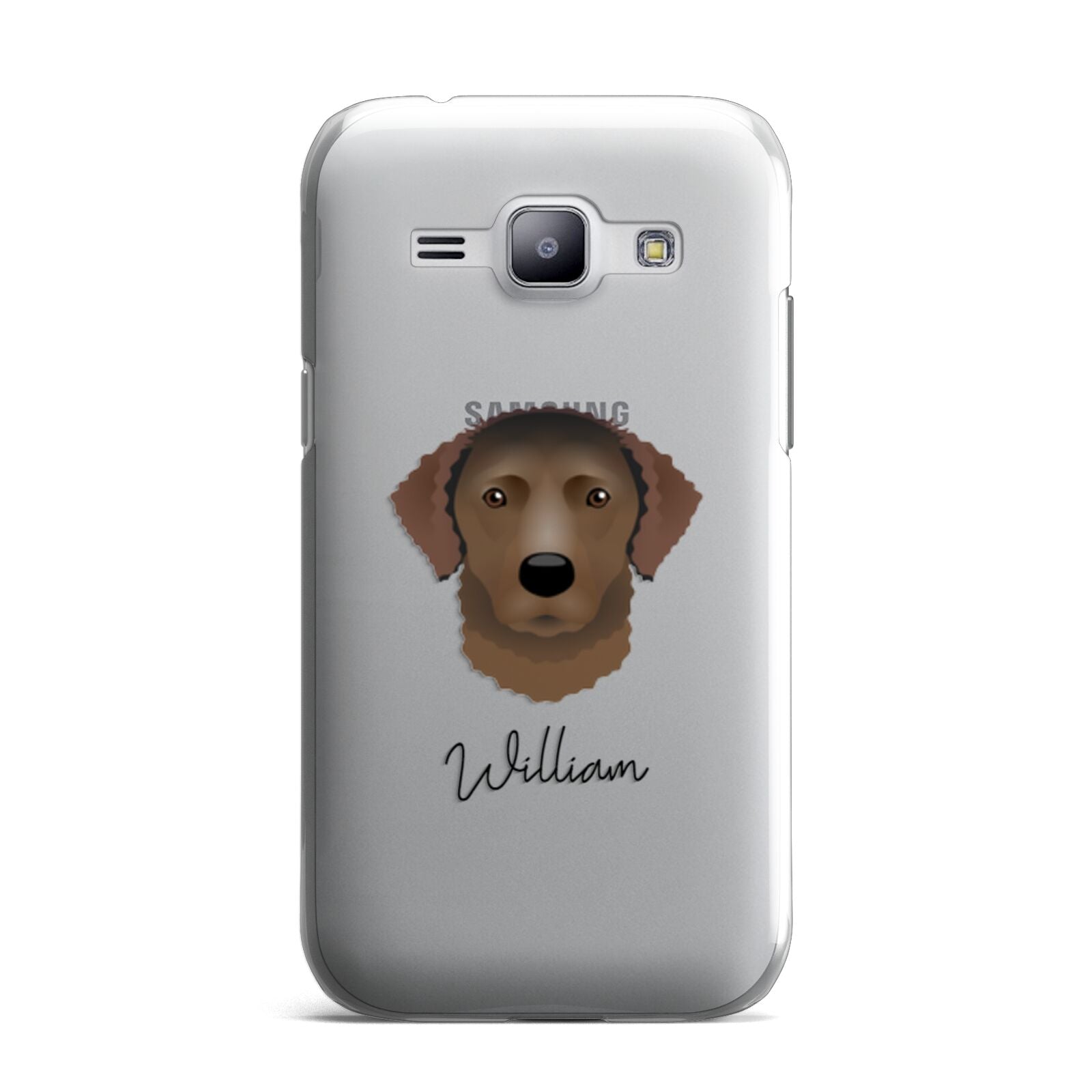 Curly Coated Retriever Personalised Samsung Galaxy J1 2015 Case