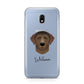 Curly Coated Retriever Personalised Samsung Galaxy J3 2017 Case