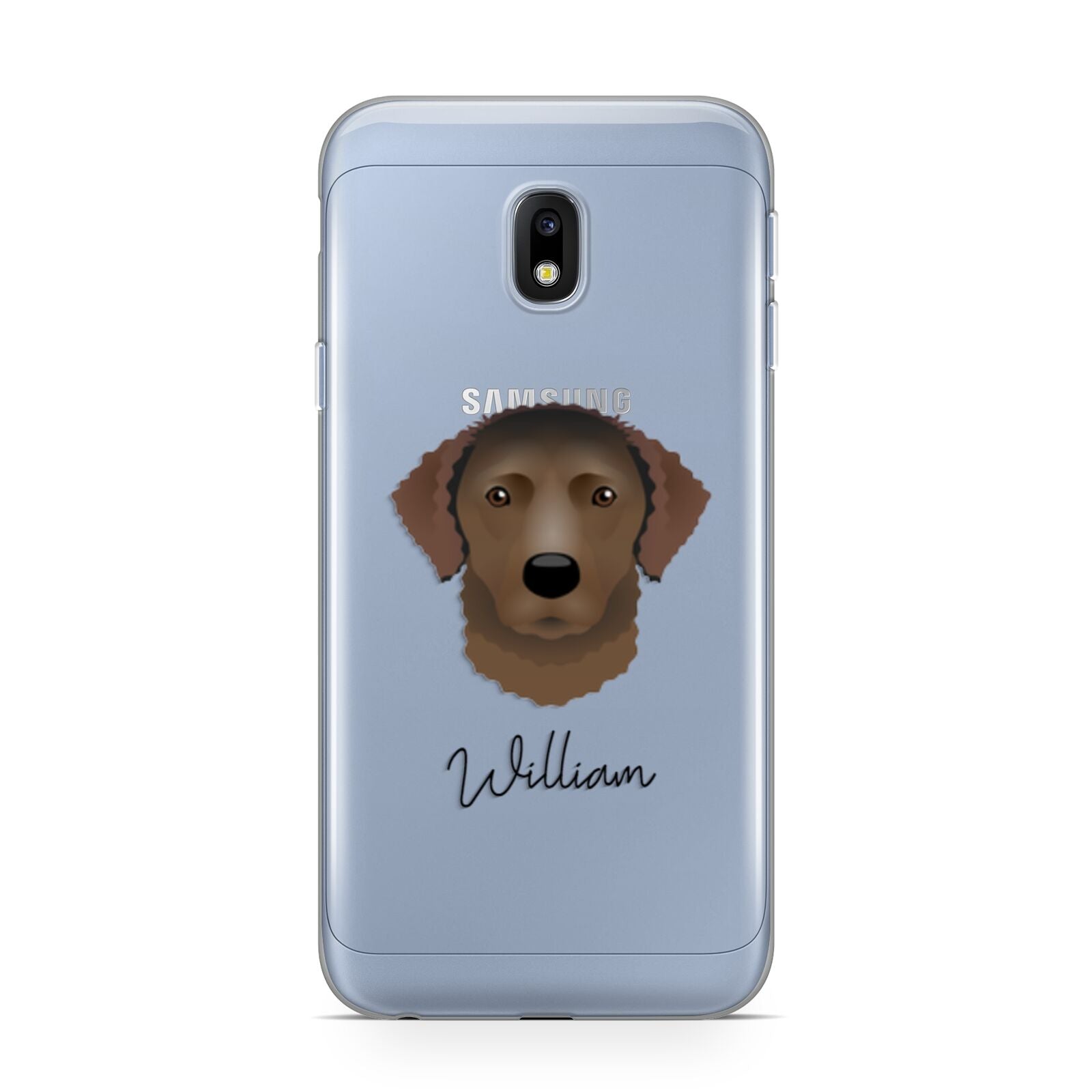 Curly Coated Retriever Personalised Samsung Galaxy J3 2017 Case