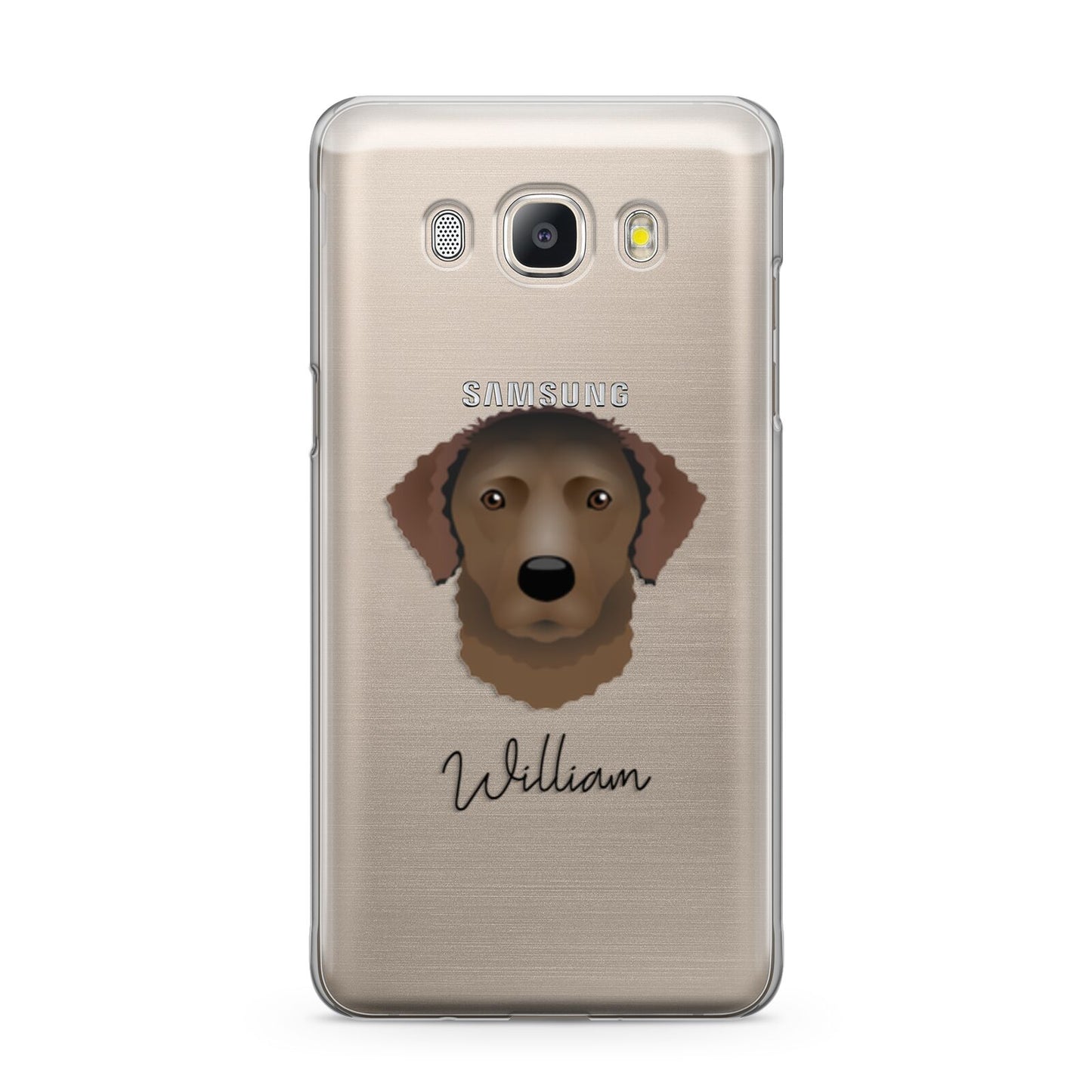 Curly Coated Retriever Personalised Samsung Galaxy J5 2016 Case