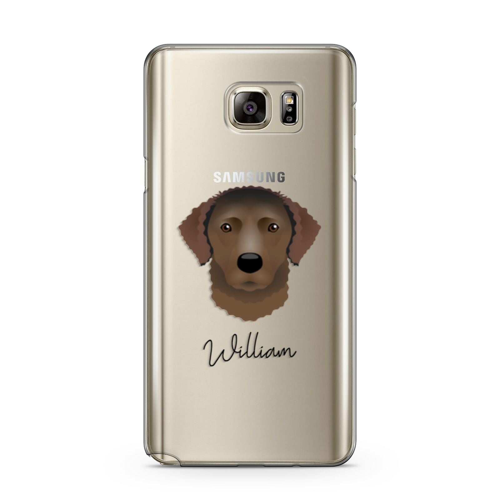 Curly Coated Retriever Personalised Samsung Galaxy Note 5 Case