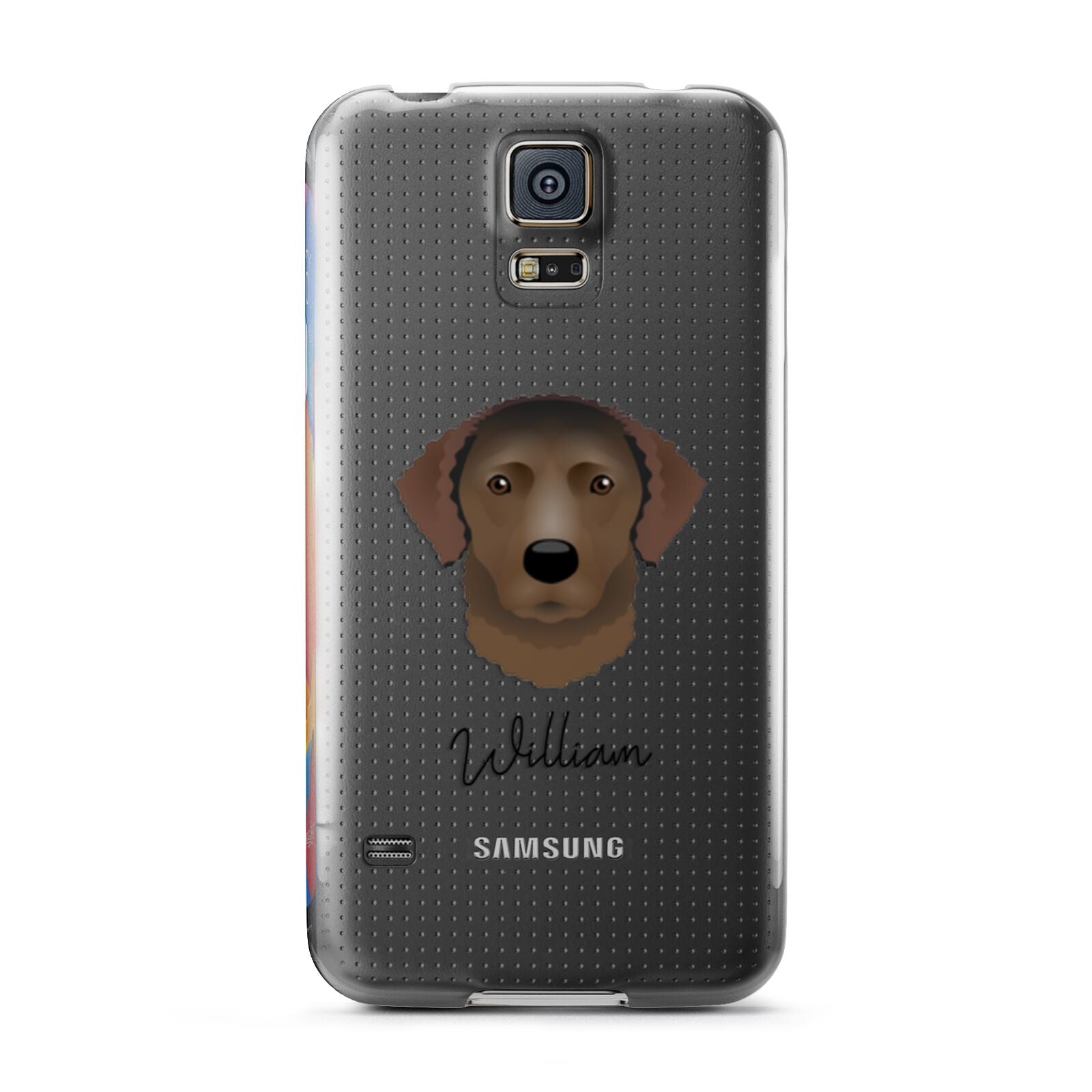 Curly Coated Retriever Personalised Samsung Galaxy S5 Case