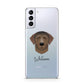 Curly Coated Retriever Personalised Samsung S21 Plus Phone Case