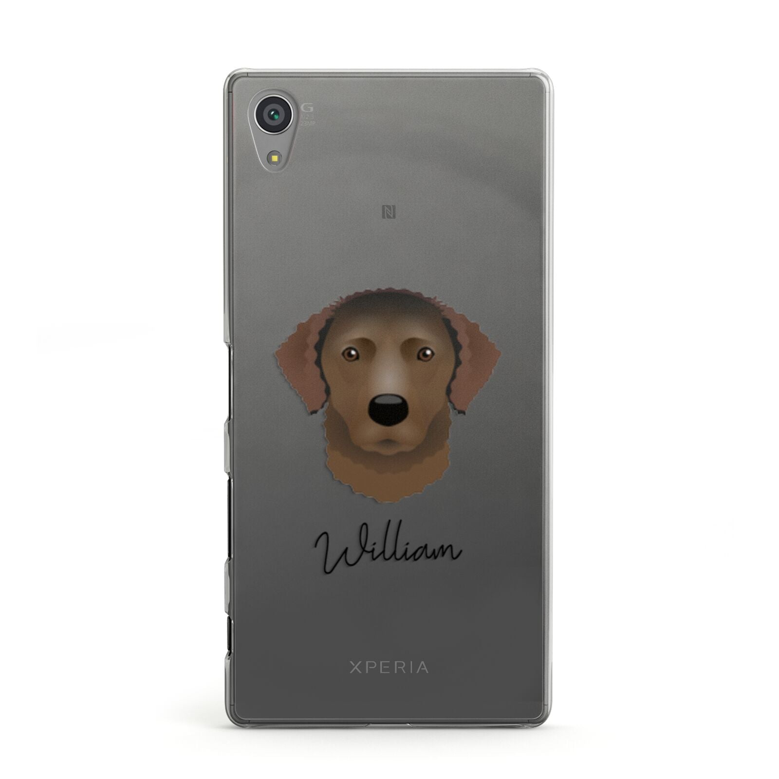 Curly Coated Retriever Personalised Sony Xperia Case