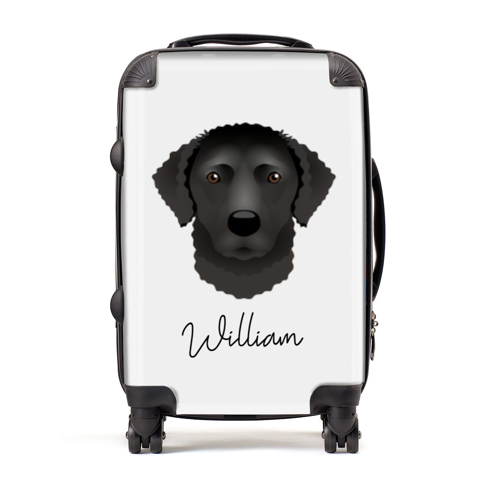 Curly Coated Retriever Personalised Suitcase