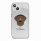 Curly Coated Retriever Personalised iPhone 13 TPU Impact Case with White Edges