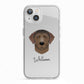 Curly Coated Retriever Personalised iPhone 13 TPU Impact Case with White Edges