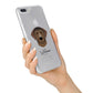 Curly Coated Retriever Personalised iPhone 7 Plus Bumper Case on Silver iPhone Alternative Image