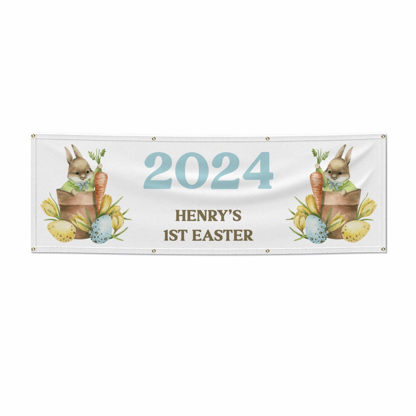 Custom 1st Easter 6x2 Vinly Banner with Grommets