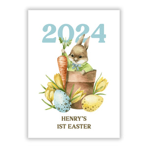 Custom 1st Easter Greetings Card