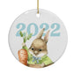 Custom 1st Easter Circle Decoration Back Image