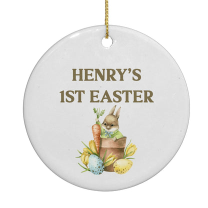 Custom 1st Easter Circle Decoration