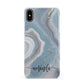 Custom Agate Apple iPhone Xs Max 3D Snap Case