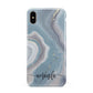 Custom Agate Apple iPhone Xs Max 3D Tough Case