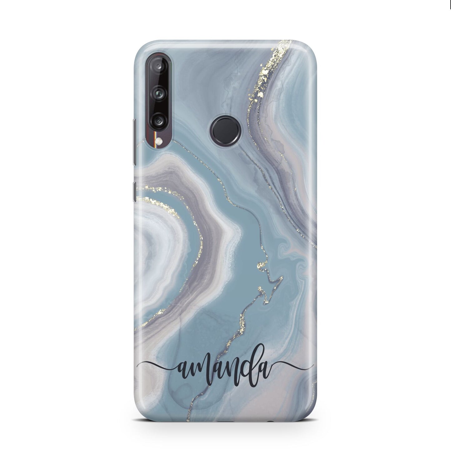 Custom Agate Huawei P40 Lite E Phone Case