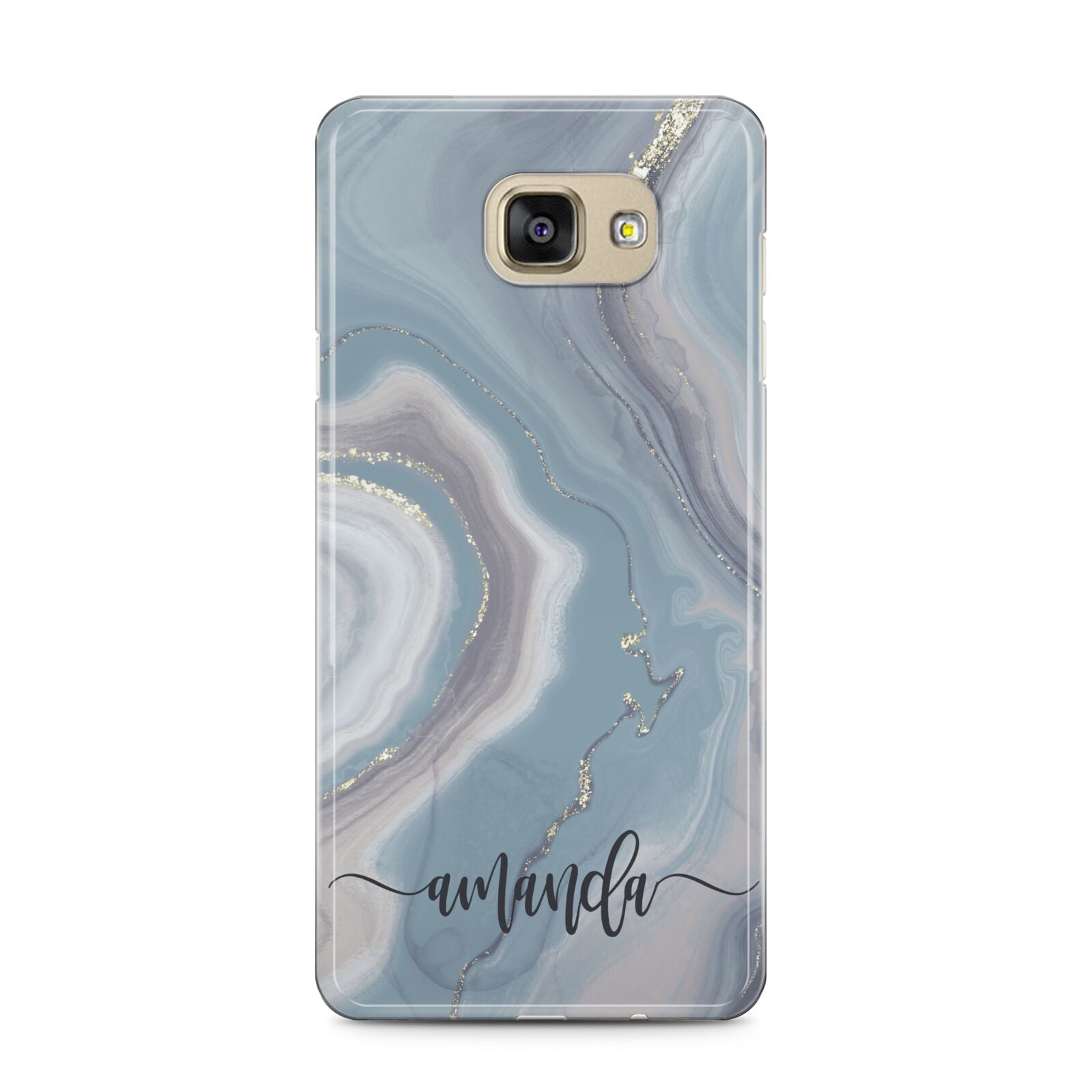 Custom Agate Samsung Galaxy A5 2016 Case on gold phone