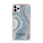 Custom Agate iPhone 11 Pro Max Impact Pink Edge Case
