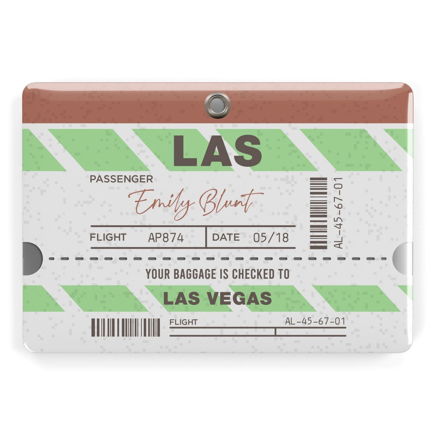 Custom Baggage Tag Apple MacBook Case