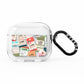 Custom Baggage Tag Collage AirPods Clear Case 3rd Gen
