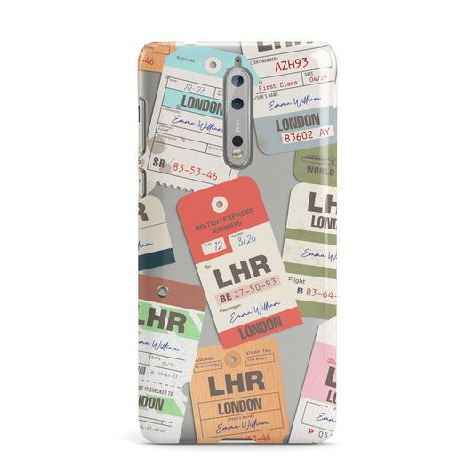Custom Baggage Tag Collage Nokia Case
