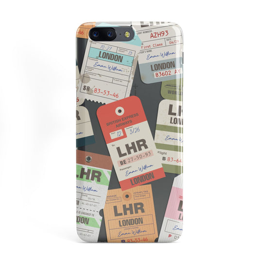 Custom Baggage Tag Collage OnePlus Case