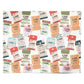 Custom Baggage Tag Collage Personalised Wrapping Paper Alternative