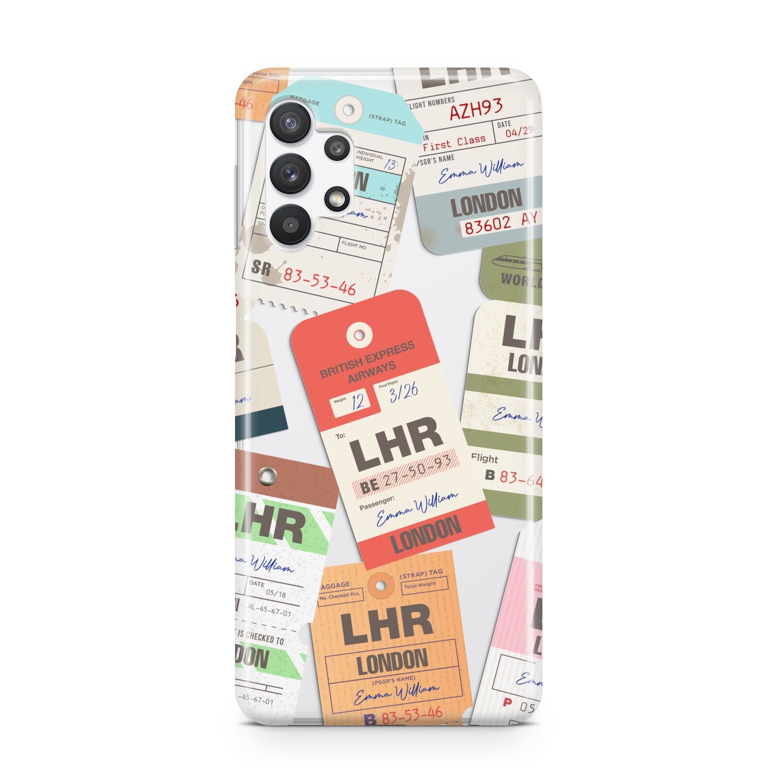 Custom Baggage Tag Collage Samsung A32 5G Case