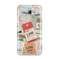 Custom Baggage Tag Collage Samsung Galaxy A8 2016 Case
