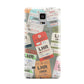 Custom Baggage Tag Collage Samsung Galaxy Note 4 Case