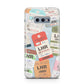 Custom Baggage Tag Collage Samsung Galaxy S10E Case