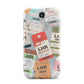 Custom Baggage Tag Collage Samsung Galaxy S4 Case