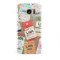 Custom Baggage Tag Collage Samsung Galaxy S7 Edge Case