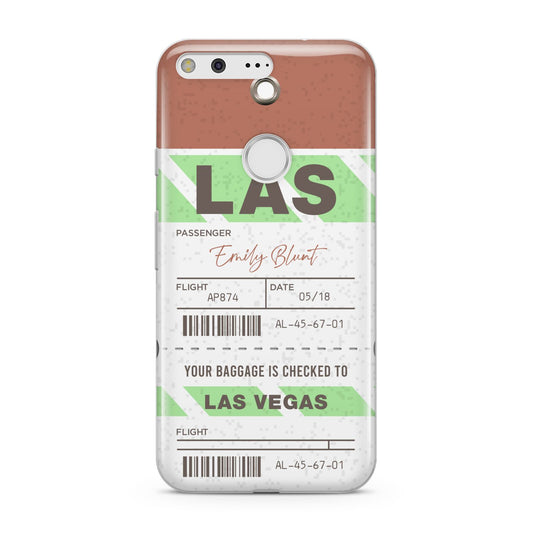 Custom Baggage Tag Google Pixel Case