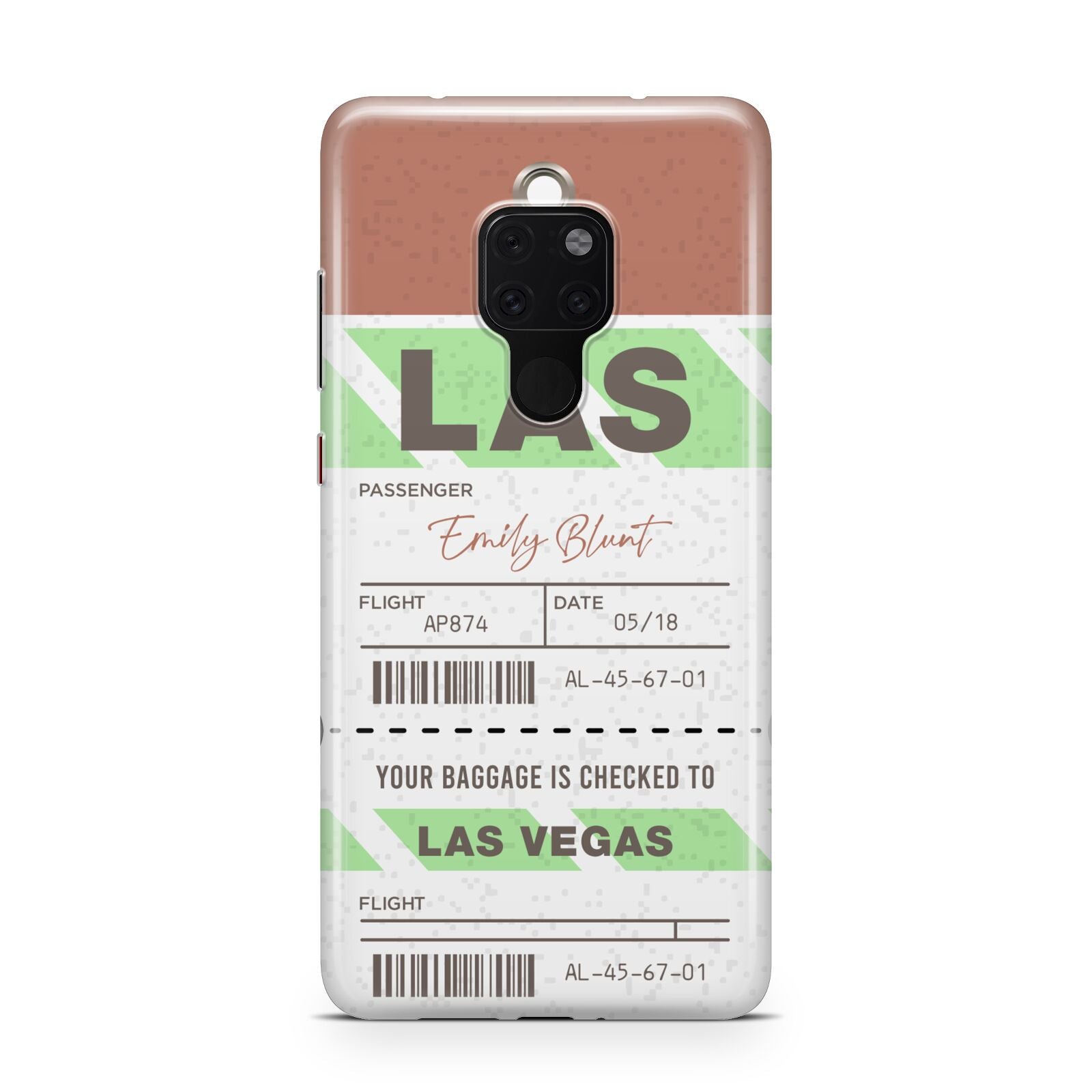 Custom Baggage Tag Huawei Mate 20 Phone Case