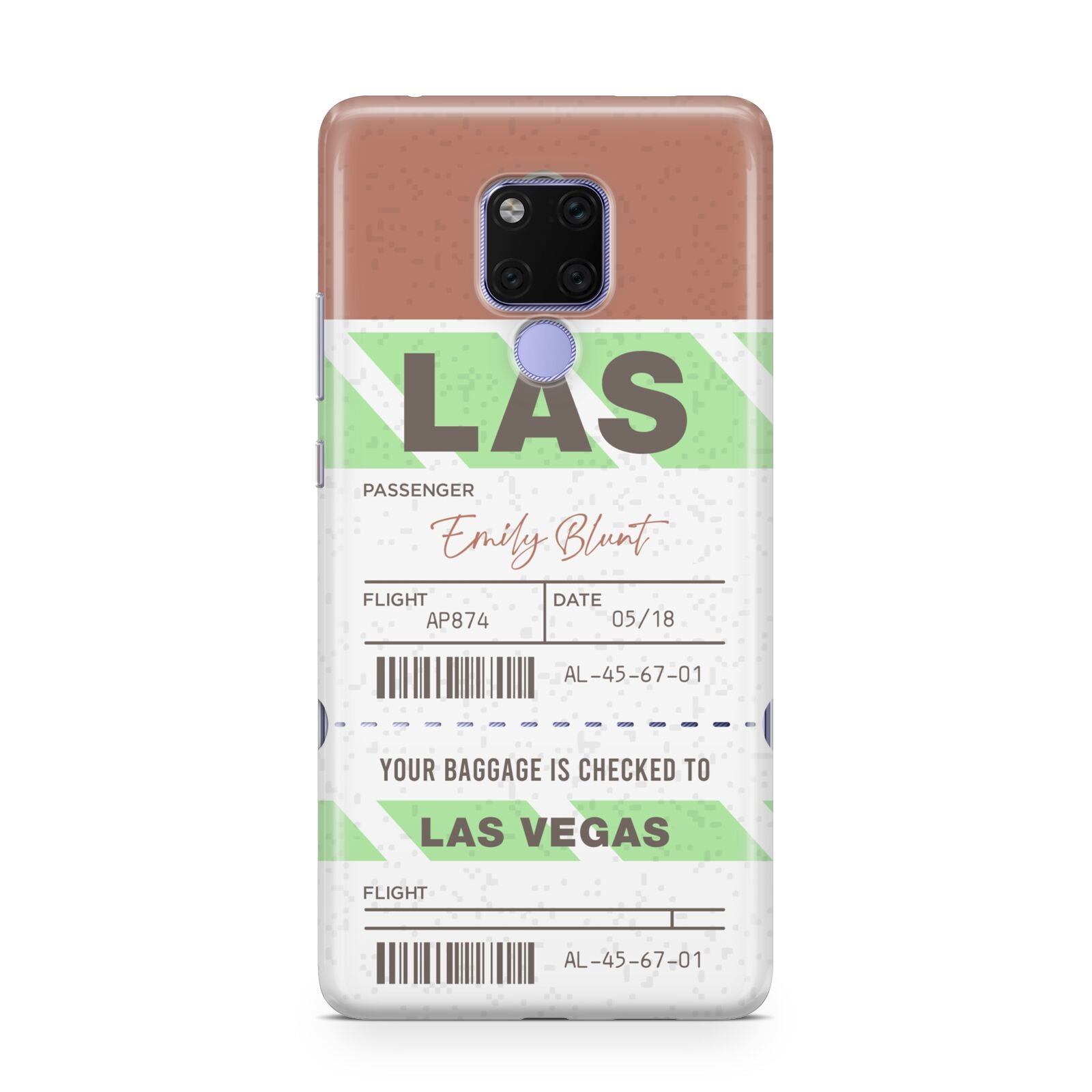 Custom Baggage Tag Huawei Mate 20X Phone Case