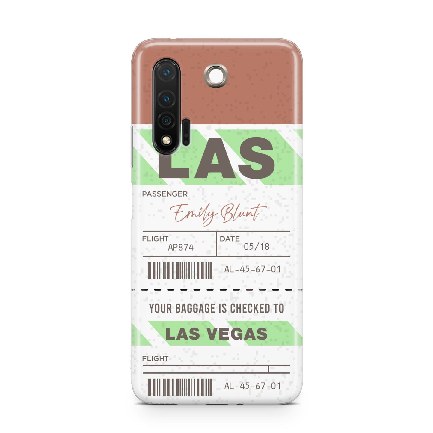 Custom Baggage Tag Huawei Nova 6 Phone Case