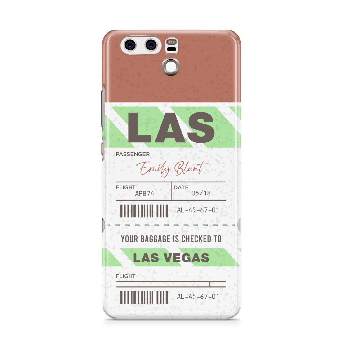 Custom Baggage Tag Huawei P10 Phone Case