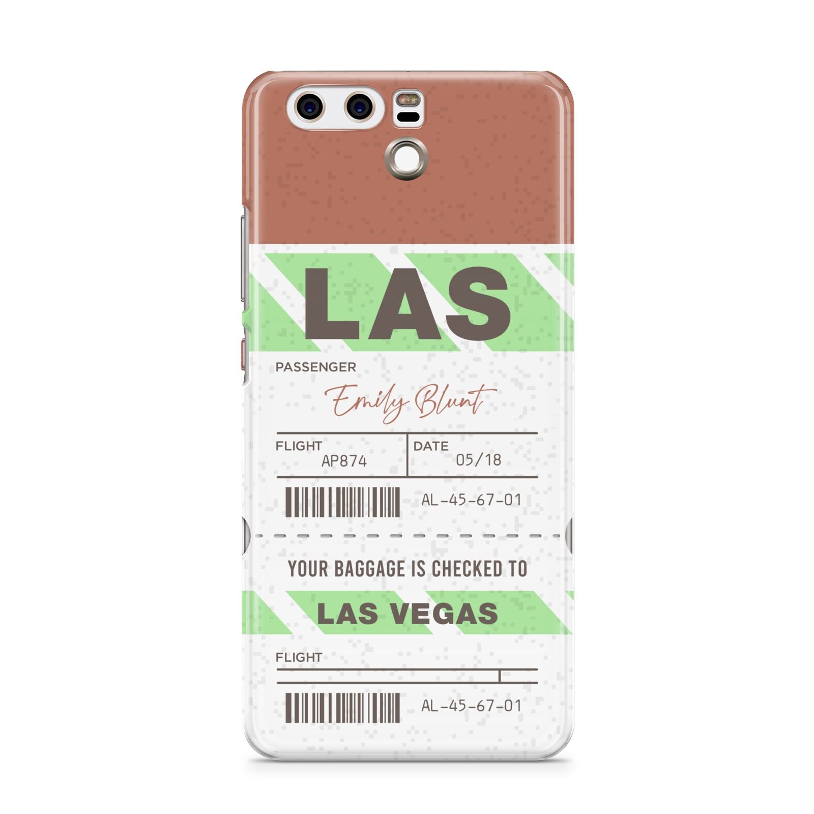 Custom Baggage Tag Huawei P10 Phone Case